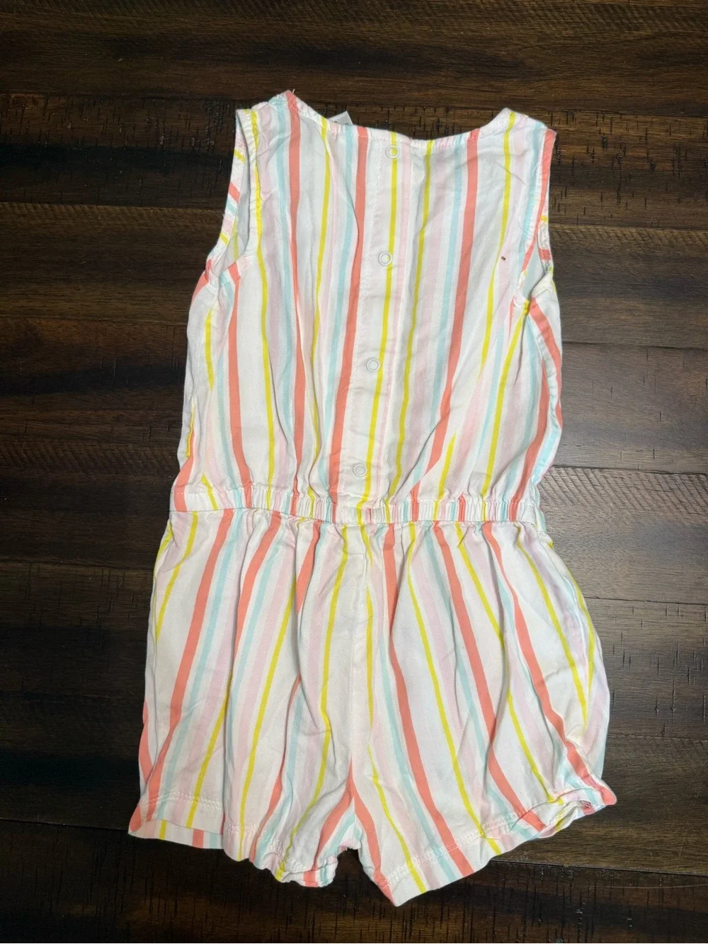 Carter's Pastel Multi-Stripe Sleeveless Romper